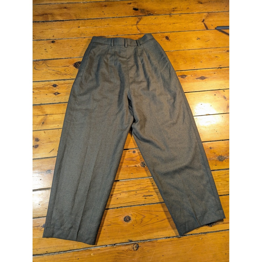 Pierre Cardin Women's Wool Pleated Pants Size 14‎ Gray Tailored Office Career - Picture 3 of 6